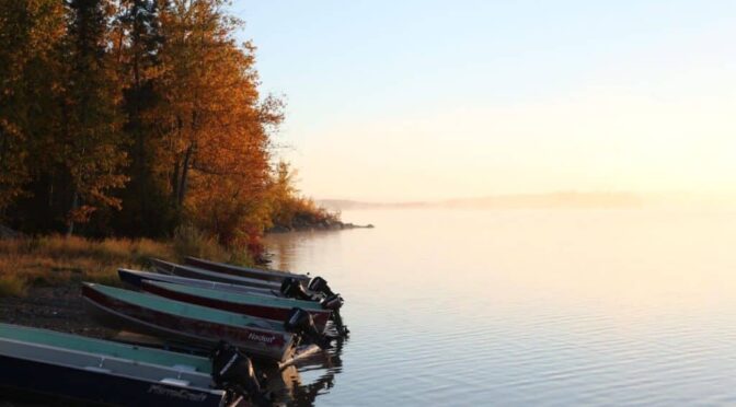Komunita Kingfisher Lake First Nation v severním Ontariu